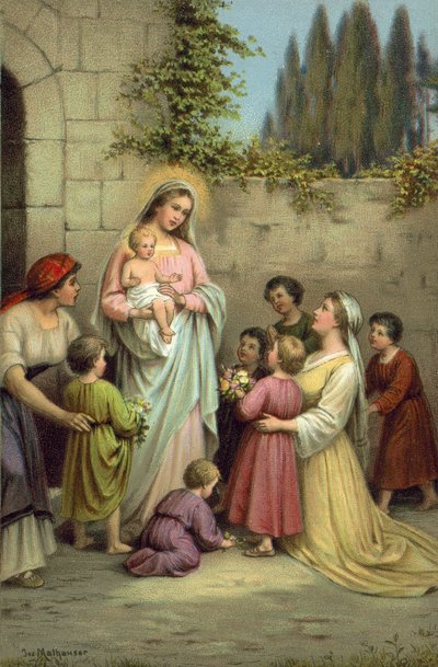 St Mary, Protectress of the Innocents by Joseph Mathauser